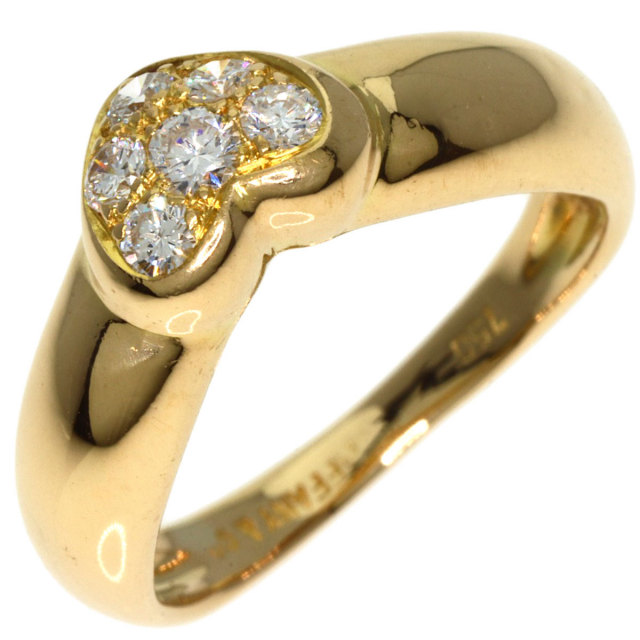 TIFFANY&Co. ティファニー ハート パヴェ ダイヤモンド リング・指輪  