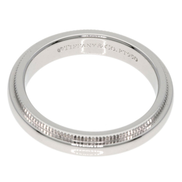 TIFFANY&Co. ティファニー ミルグレイン リング・指輪 プラチナPT950 