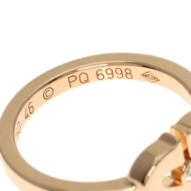 CARTIER カルティエ Cハート ダイヤモンド #46 リング・指輪 K18