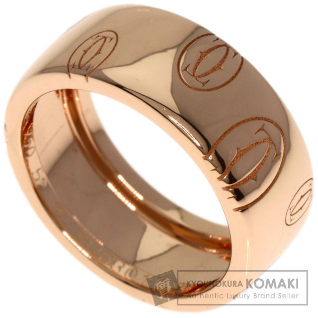 CARTIER カルティエ ハッピーバースデー #52 リング・指輪 K18ピンク