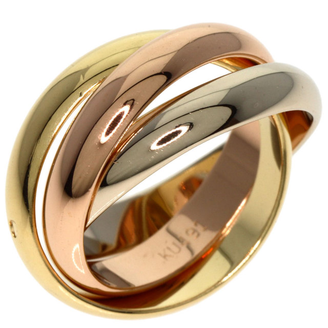 CARTIER カルティエ トリニティ #49 リング・指輪 K18イエローゴールド