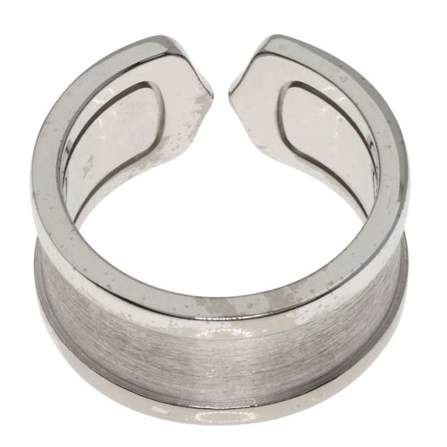 カルティエ Cartier リング レディース C2 ホワイトゴールド #52 カルティエ C2リング #52 シルバー K18ホワイトゴールド WG レディース