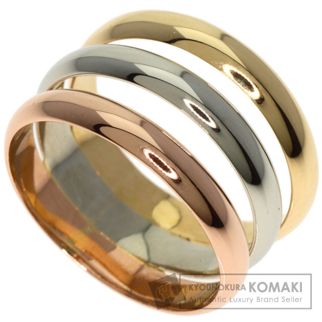 カルティエ スリーカラーリング指輪 K18イエローゴールドK18PGヴィンテージ