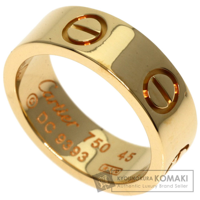 CARTIER カルティエ ラブリング #45 リング・指輪 K18イエローゴールド  