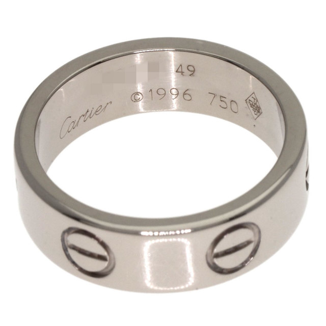 CARTIER カルティエ ラブリング #49 リング・指輪 K18ホワイト