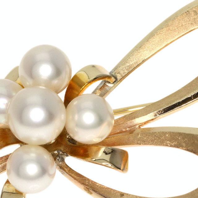 17-7】【MIKIMOTO】 パール ピンブローチ