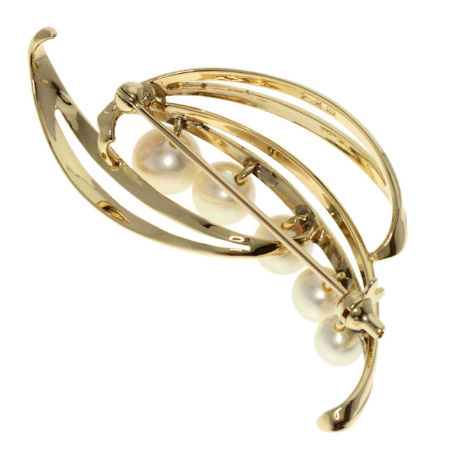 MIKIMOTO ミキモト パール 真珠 ペンダントトップ K14イエロー