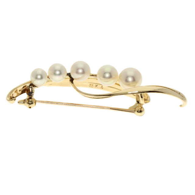 MIKIMOTO ミキモト パール 真珠 ペンダントトップ K14イエロー
