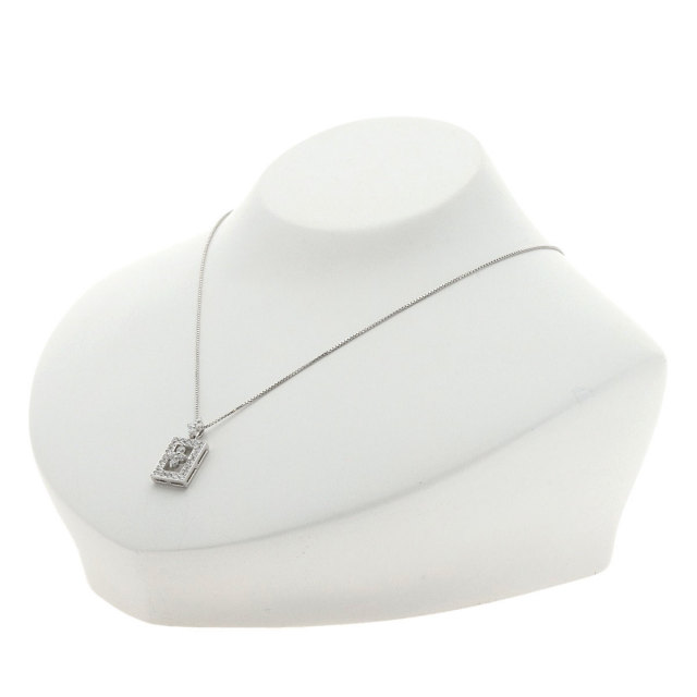 0.7ct ダイヤモンド ネックレス プラチナPT900/PT850 6.5g レディース 