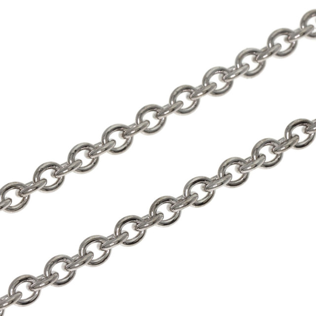 BVLGARI ブルガリ チェーン 44cm ネックレス K18ホワイトゴールド