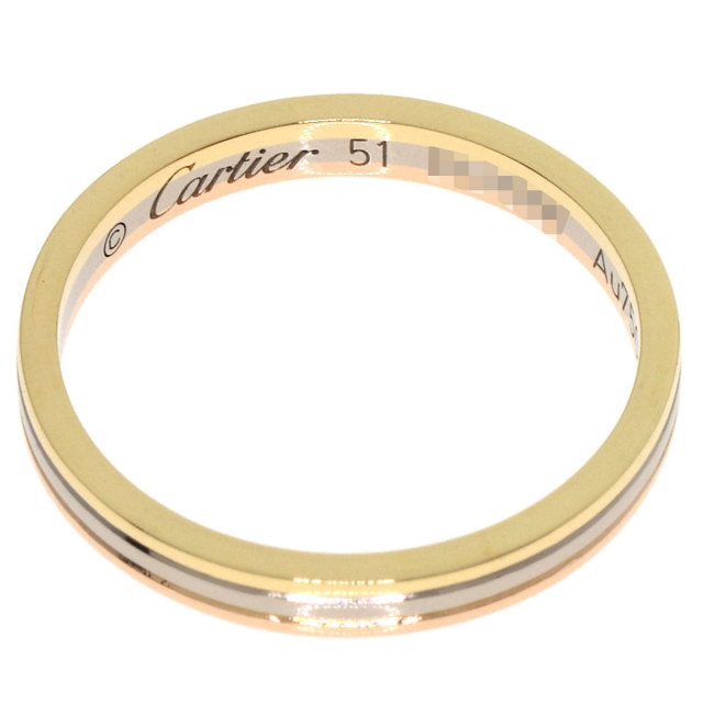 CARTIER カルティエ スリーカラー #51 リング・指輪 K18イエロー