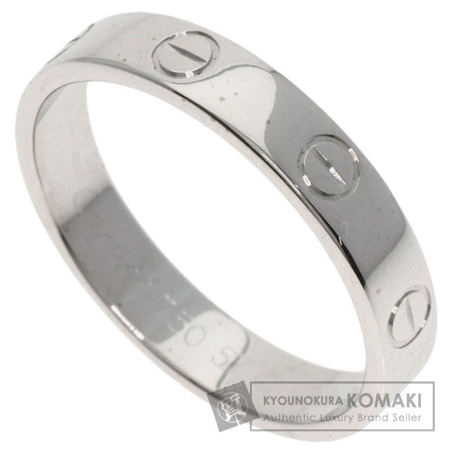 【証明書付】 美品✨カルティエ　ミニラブリング k18ピンクゴールド サイズ53 EARLYSUMMER20％】CARTIER カルティエ ミニラブ ダイヤモンド1P