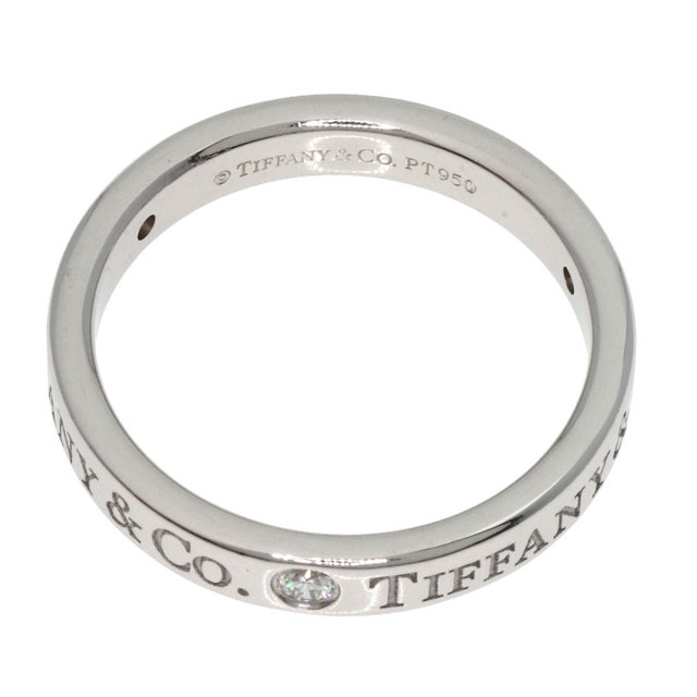TIFFANY&Co. ティファニー フラットバンドリング 3P ダイヤモンド  