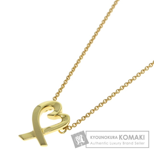 TIFFANY&Co. ティファニー ラビングハート ミニ ネックレス K18 