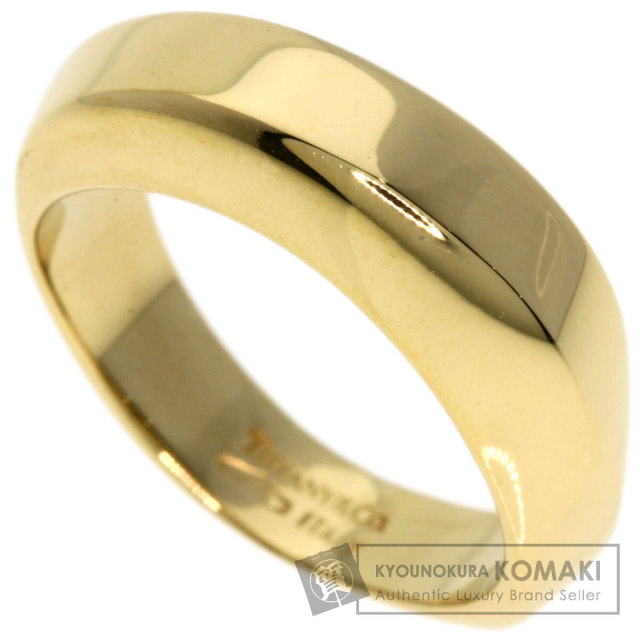 TIFFANY&Co. ティファニー ナイフエッジ リング・指輪 K18イエロー  