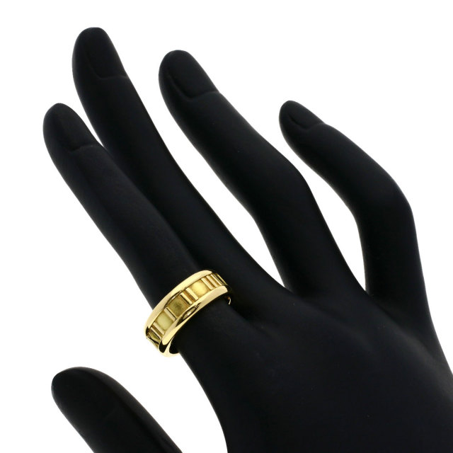 TIFFANY&Co. ティファニー アトラス リング・指輪 K18イエローゴールド  