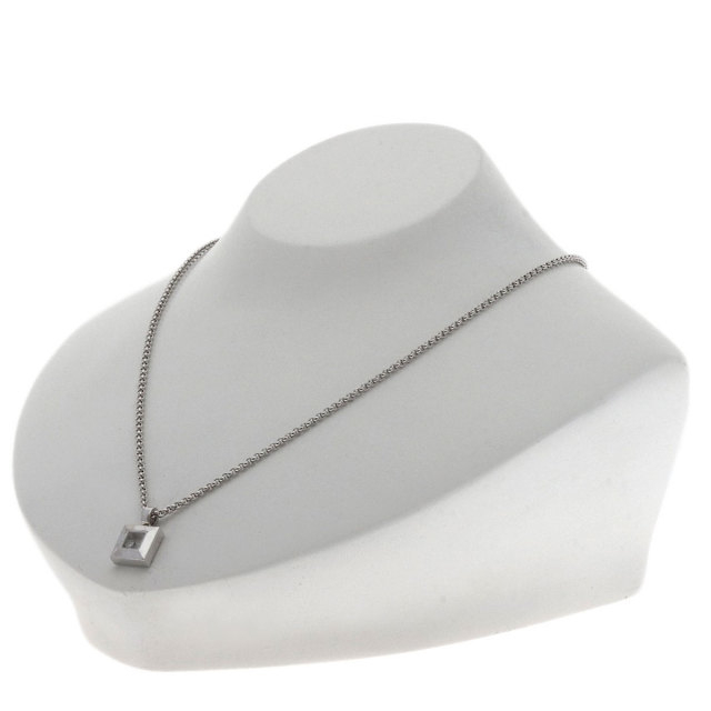 Chopard ショパール ハッピーダイヤモンド スクエア ネックレス K18 