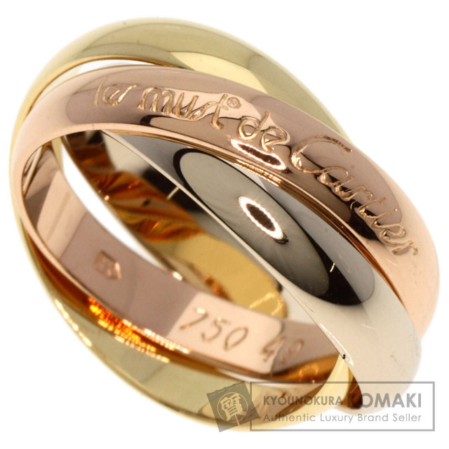楽天市場】カルティエ トリニティ MM #49 リング・指輪 K18