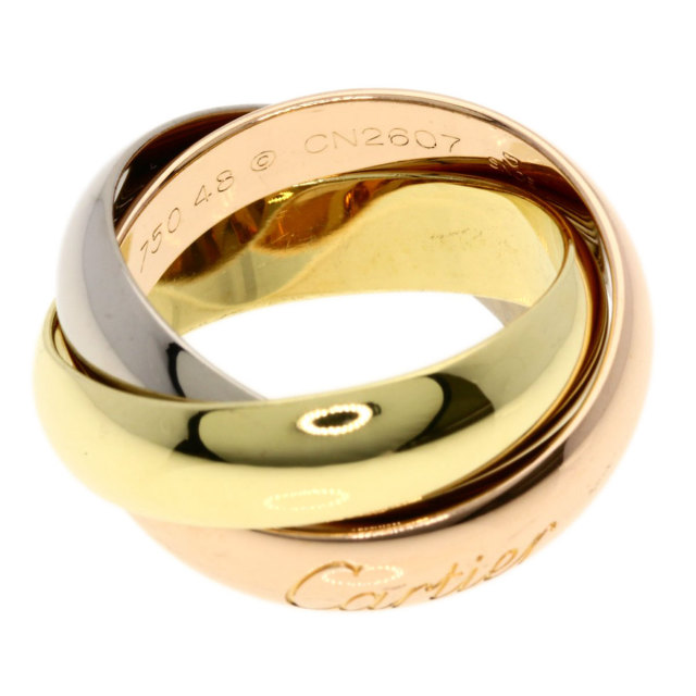 CARTIER カルティエ トリニティ LM #48 リング・指輪 K18イエロー  