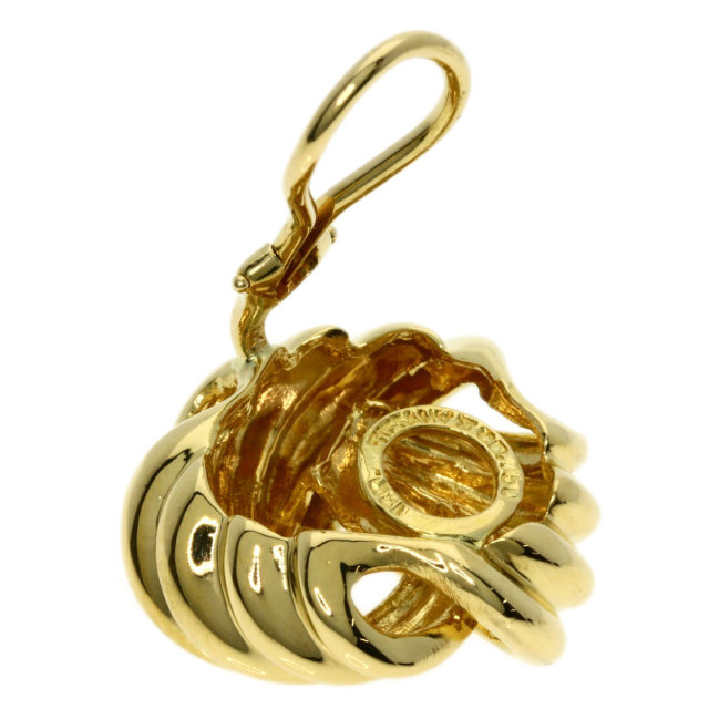 TIFFANY&Co. ティファニー ノット 片方のみ イヤリング K18イエロー  