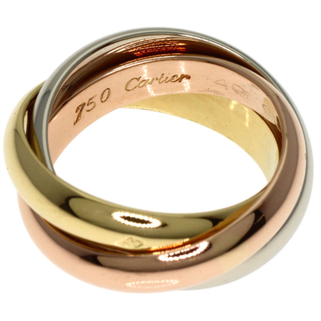 CARTIER カルティエ トリニティ MM #49 リング・指輪 K18イエロー  