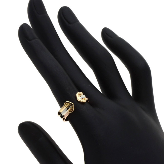 CARTIER カルティエ 2Cリング #50 リング・指輪 K18イエローゴールド 