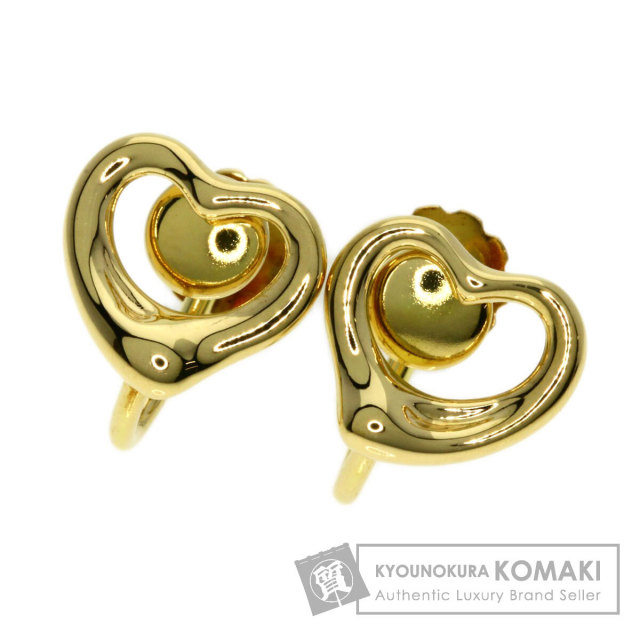 TIFFANY&Co. ティファニー オープンハート イヤリング K18
