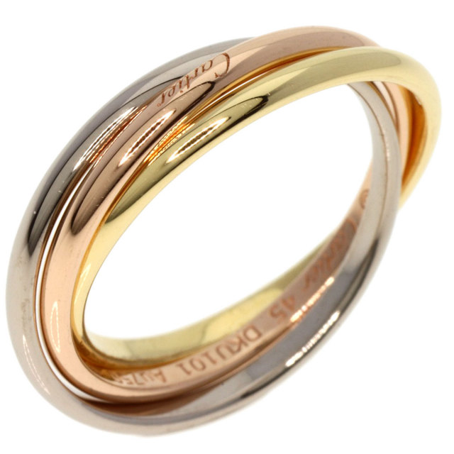 CARTIER カルティエ トリニティ XS #45 リング・指輪 K18イエロー