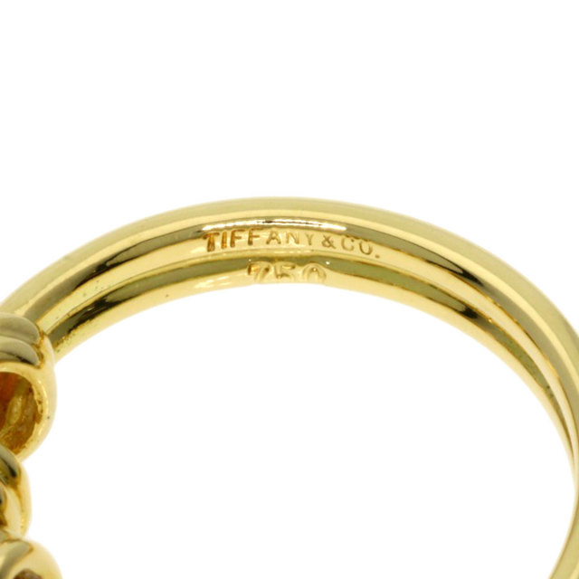 TIFFANY&Co. ティファニー ダブルシグネチャー リング・指輪 K18  