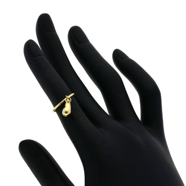 TIFFANY&Co. ティファニー ティアドロップ リング・指輪 K18イエロー 