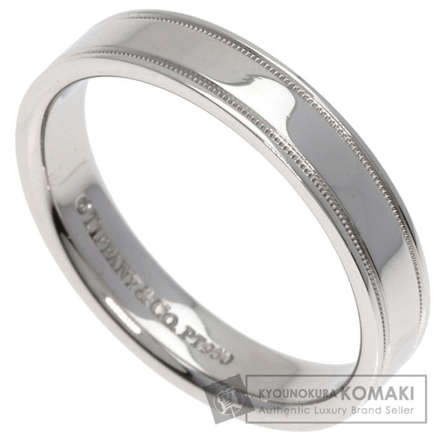 TIFFANY&Co. ティファニー ダブルミルグレイン リング・指輪 プラチナ 