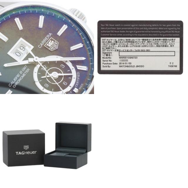 タグホイヤー 腕時計 カレラ グランドデイト GMT