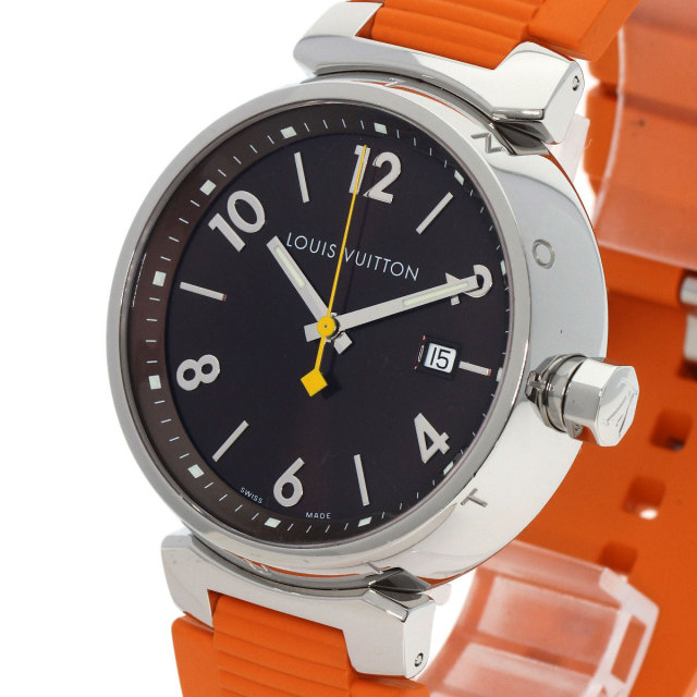 LOUIS VUITTON ルイヴィトン Q1111 タンブール GM 腕時計 ステンレス  
