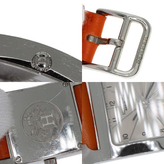 HERMES エルメス HH1.210 Hウォッチ ドゥブルトゥール 腕時計