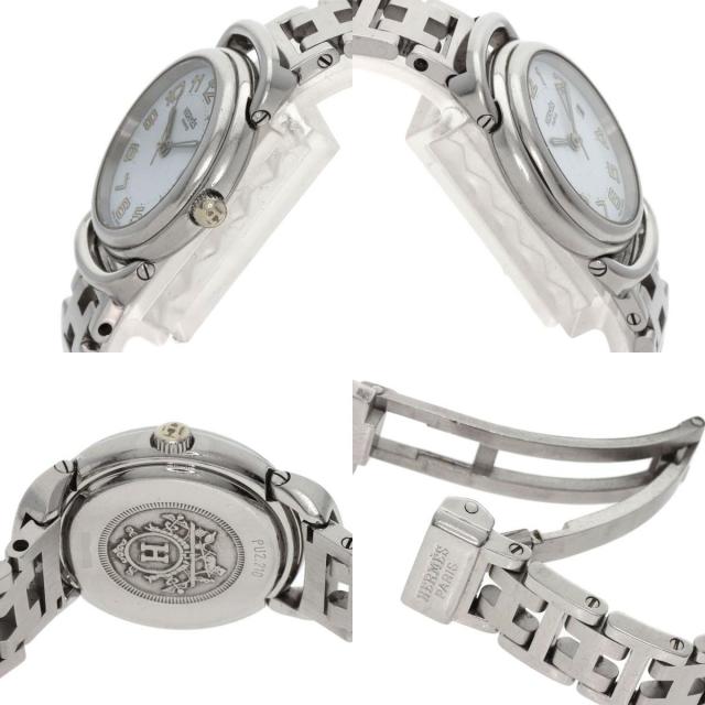 HERMES エルメス PU2.210 プルマン 腕時計 ステンレススチール/SS  