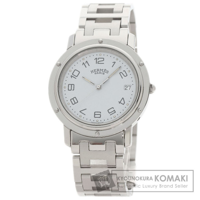 HERMES エルメス CL6.710 クリッパー 腕時計 ステンレススチール/SS メンズ 