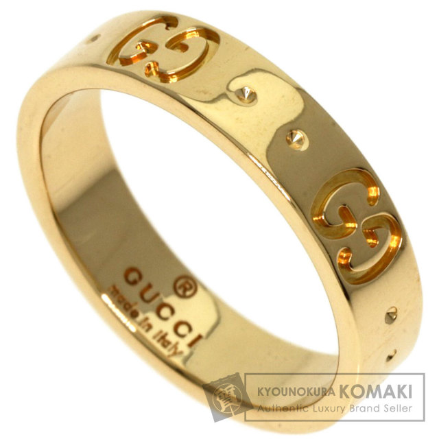 GUCCI グッチ アイコン #7 リング・指輪 K18イエローゴールド レディース 
