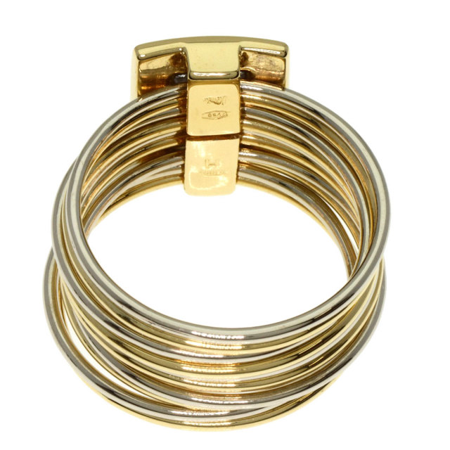 Damiani ダミアーニ スクエア 10連 ダイヤモンド リング・指輪