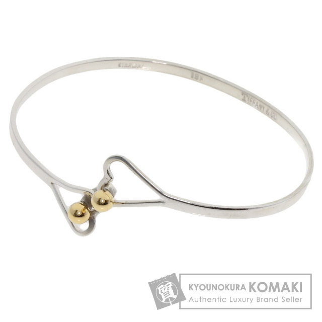 TIFFANY&Co. ティファニー フック＆アイ ダブルハート ブレスレット  