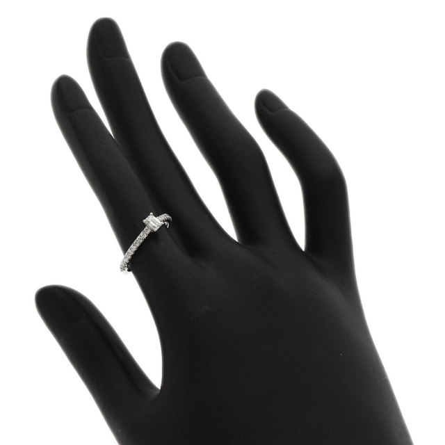 ティファニー リング エメラルド 0.58ct ダイヤ ダイヤモンド 9.5号  