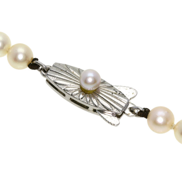 MIKIMOTO ミキモト アコヤパール 真珠 グラデーション ネックレス 