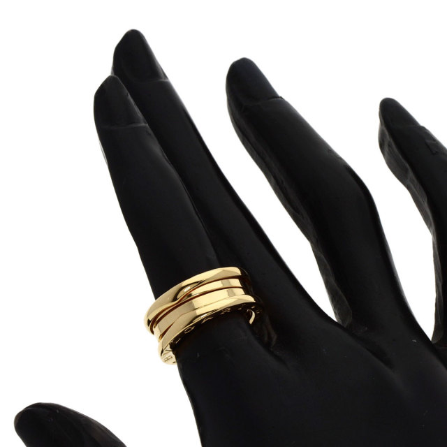 BVLGARI ブルガリ B-zero1 ビーゼロワン 2バンド #49 リング・指輪 K18  