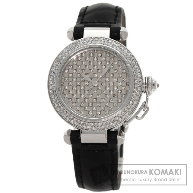 カルティエ 腕時計 パシャ 32mm ダイヤモンド メーカーコンプリート