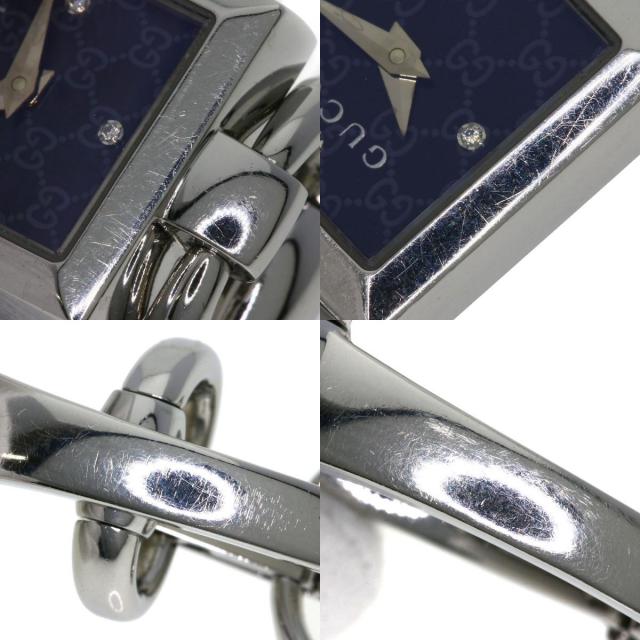 GUCCI グッチ 120 トルナヴォーニ 4Pダイヤモンド 腕時計 ステンレス  