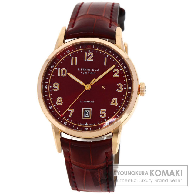 TIFFANY&Co. ティファニー CT60 37836079 ラウンドフェイス 腕時計 K18  