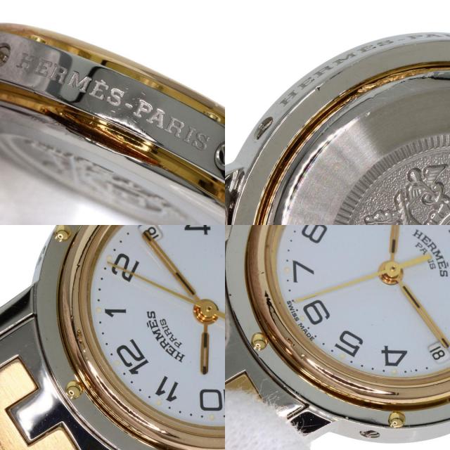 HERMES エルメス CL3.240 クリッパー 旧タイプ 腕時計 ステンレス  