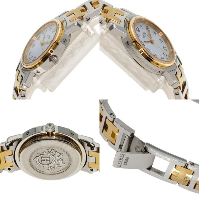 HERMES エルメス CL3.240 クリッパー 旧タイプ 腕時計 ステンレス  