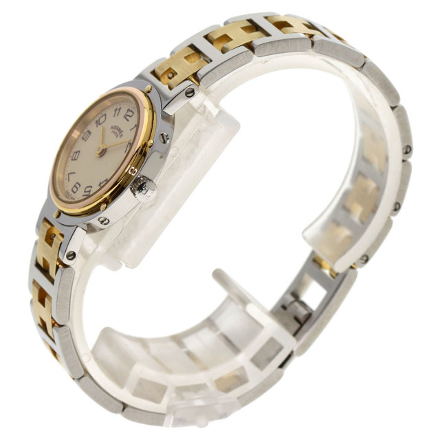 HERMES エルメス クリッパー 旧タイプ 腕時計 ステンレススチール  