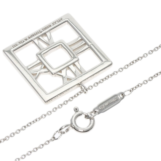TIFFANY&Co. ティファニー アトラス オープン スクエア ネックレス 