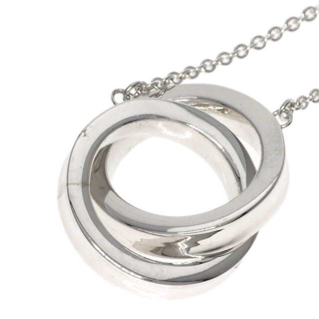 TIFFANY&Co. ティファニー インターロッキング ネックレス シルバー 